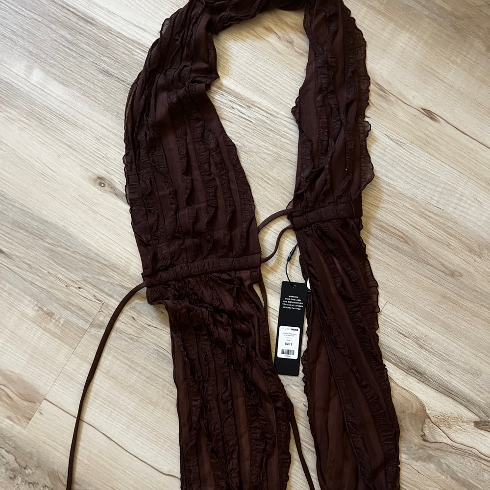 Elegant Brown Women's Set